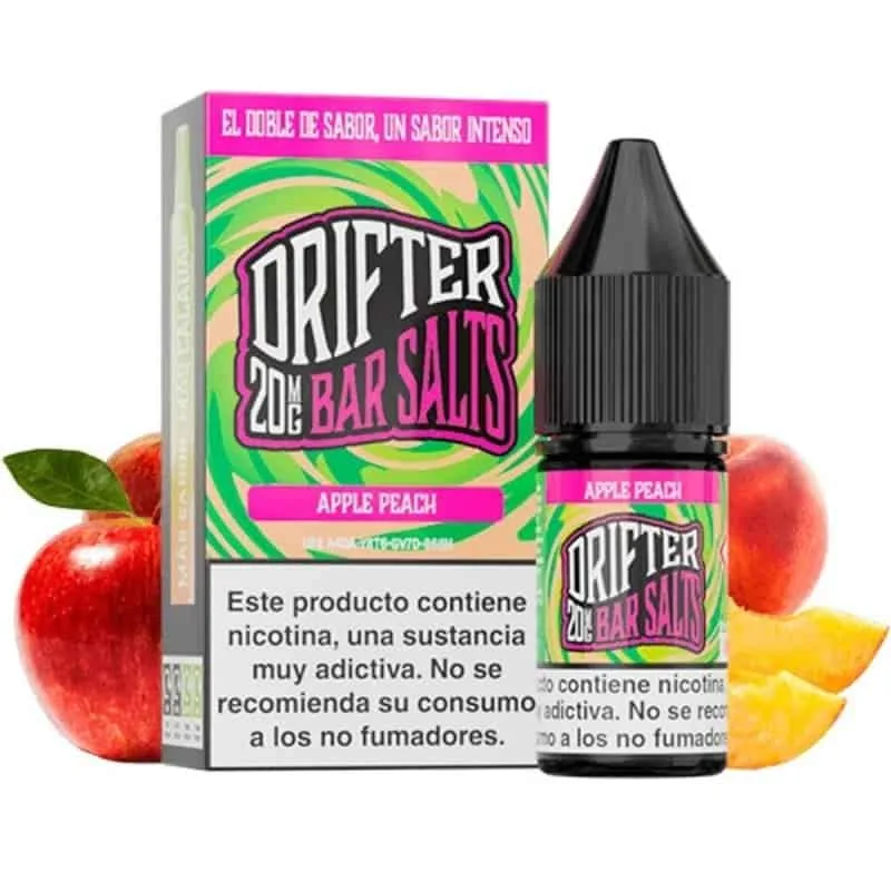 Drifter Bar Salts Apple Peach 10ml Drifter Bar Salts Apple Peach 10ml