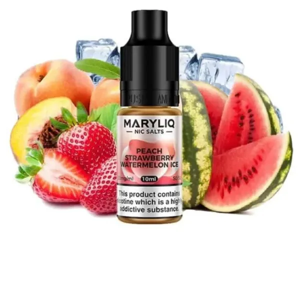 Maryliq Nic Salt Peach Strawberry Watermelon