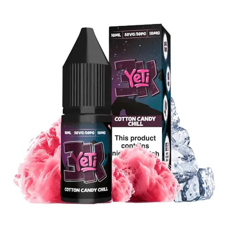 Yeti 3K Salts Cotton Candy Chill 10ml Yeti 3K Salts Cotton Candy Chill 10ml
