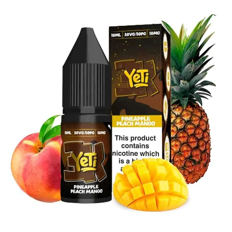 Yeti 3K Salts Pineapple Peach Mango 10ml Yeti 3K Salts Pineapple Peach Mango 10ml