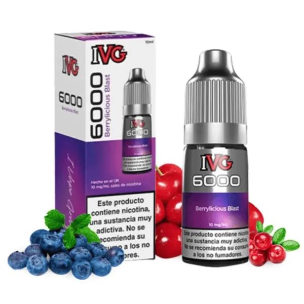 IVG 6000 Salts Berrylicious Blast