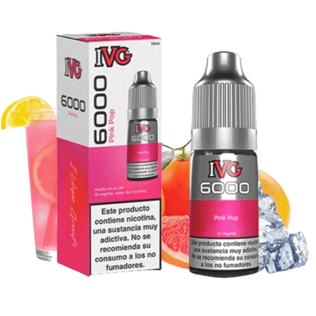 IVG 6000 Salts Pink Pop IVG 6000 Salts Pink Pop