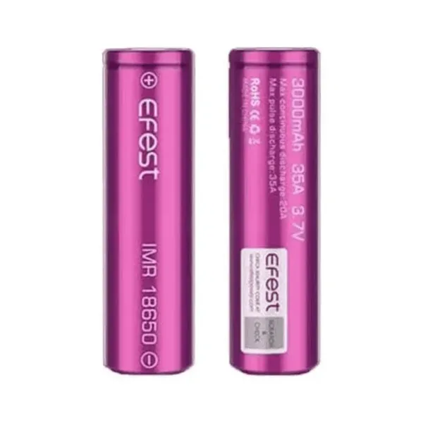Efest Bateria IMR 18650 3000mAh 35A (2pcs)
