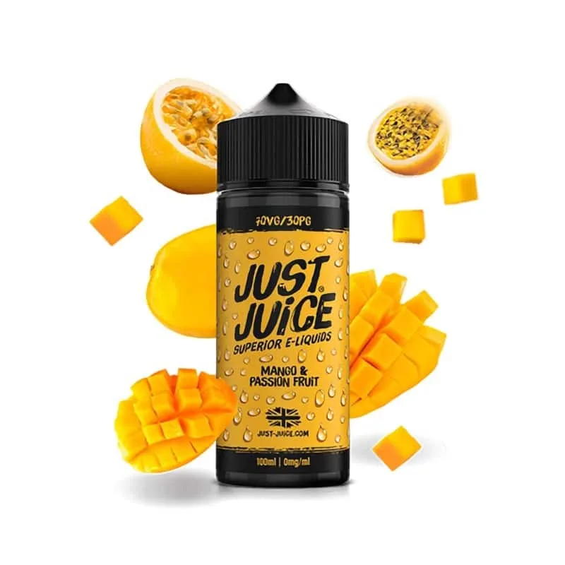 Just Juice Mango & Passion Fruit 100ml Just Juice Mango & Passion Fruit 100ml