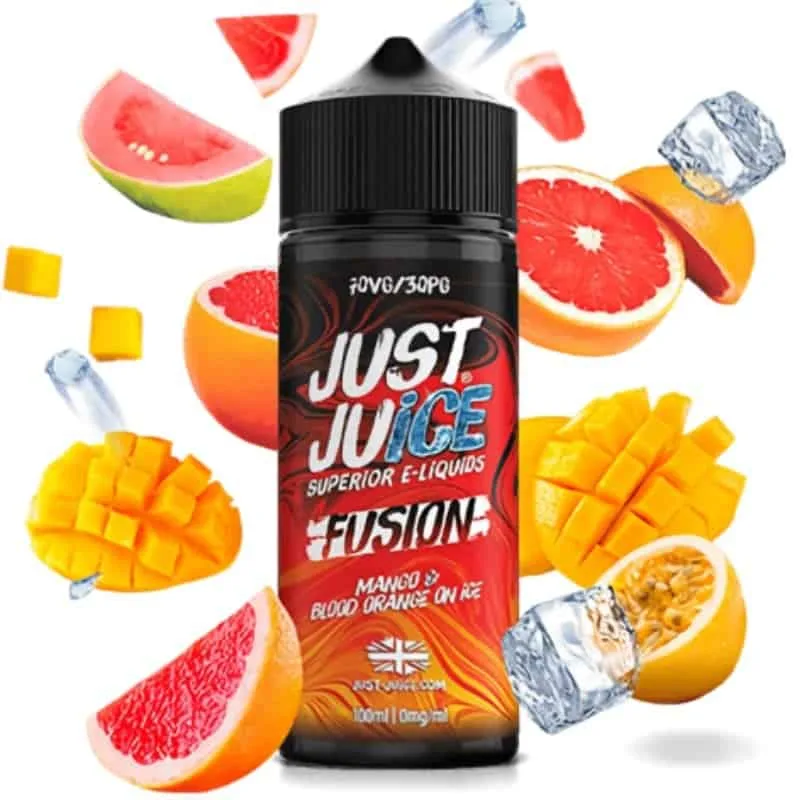 Just Juice Fusion Mango & Blood Orange On Ice 100ml Just Juice Fusion Mango & Blood Orange On Ice 100ml