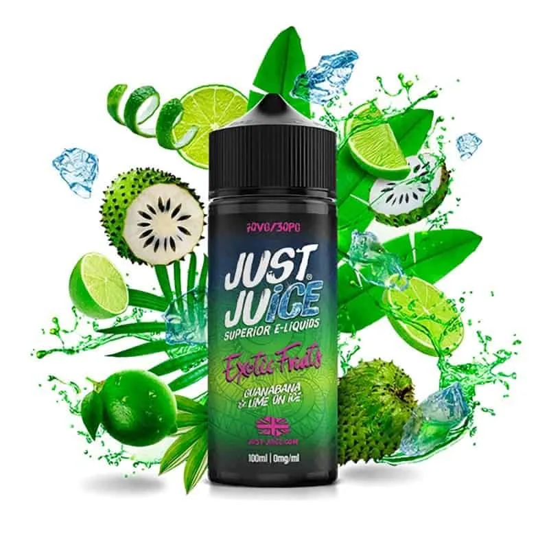 Just Juice Exotic Fruits Guanabana Lime Ice 100ml Just Juice Exotic Fruits Guanabana Lime Ice 100ml