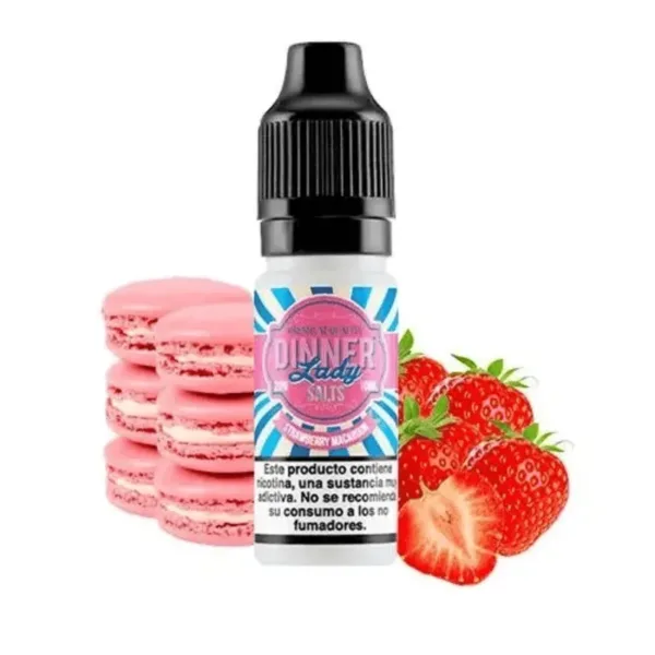 Sales de Nicotina Dinner Lady Strawberry Macaroon 10ml