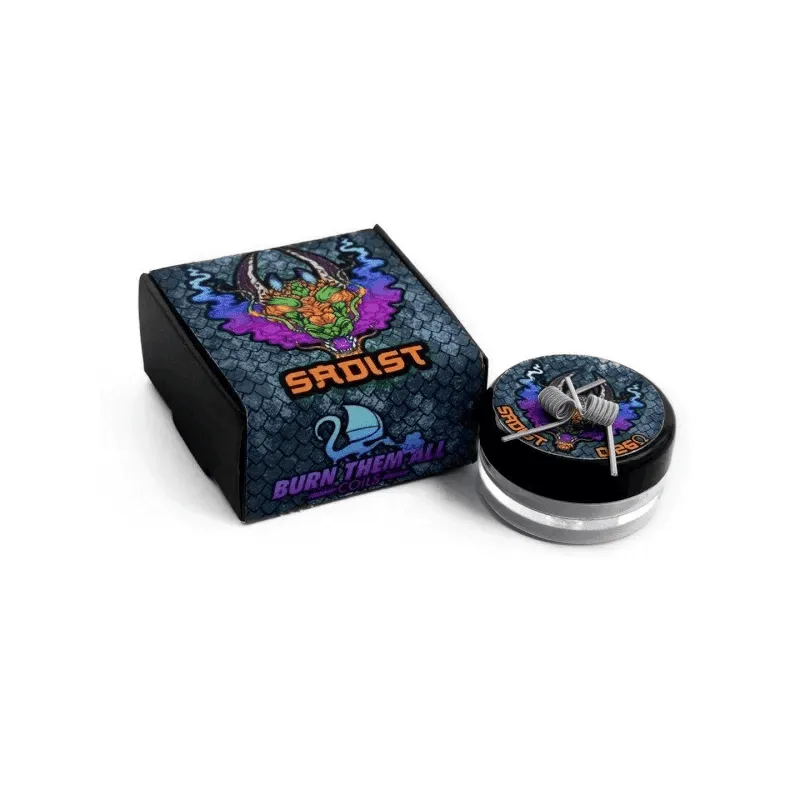 Burn Them All Coils Sadist Single Full N80+N90 (0.26ohm) Burn Them All Coils Sadist Single Full N80+N90 (0.26ohm)