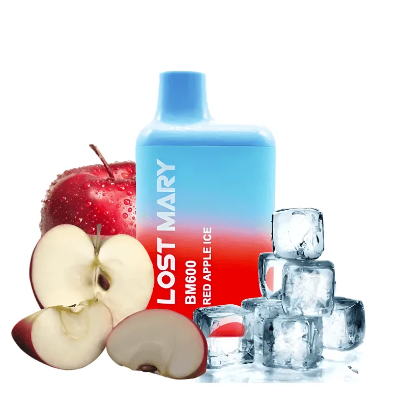 Lost Mary BM600 Red Apple Ice 20mg Lost Mary BM600 Red Apple Ice 20mg