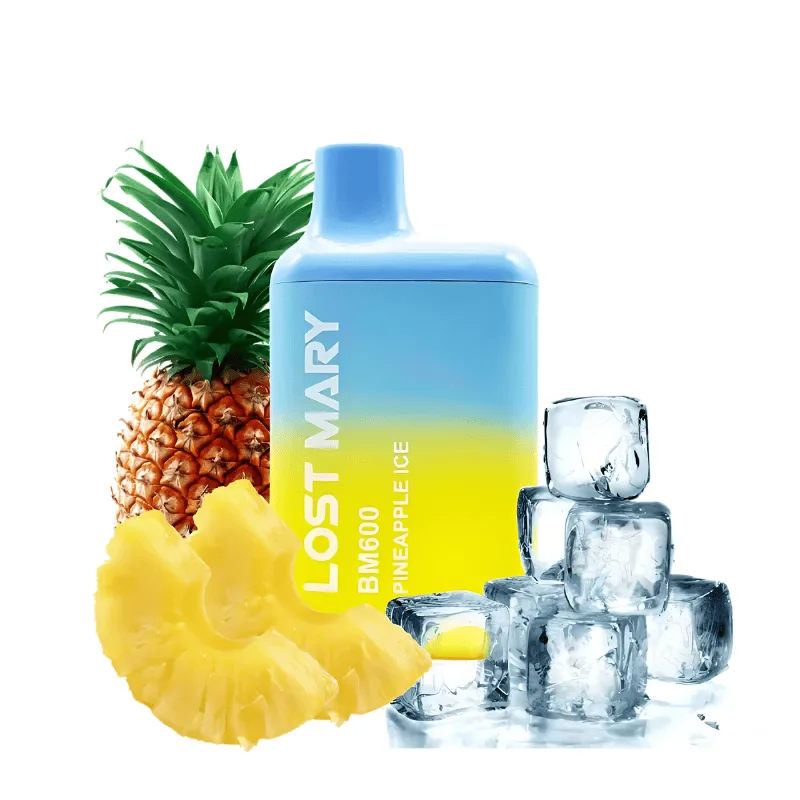 Lost Mary BM600 Pineapple Ice 20mg Lost Mary BM600 Pineapple Ice 20mg
