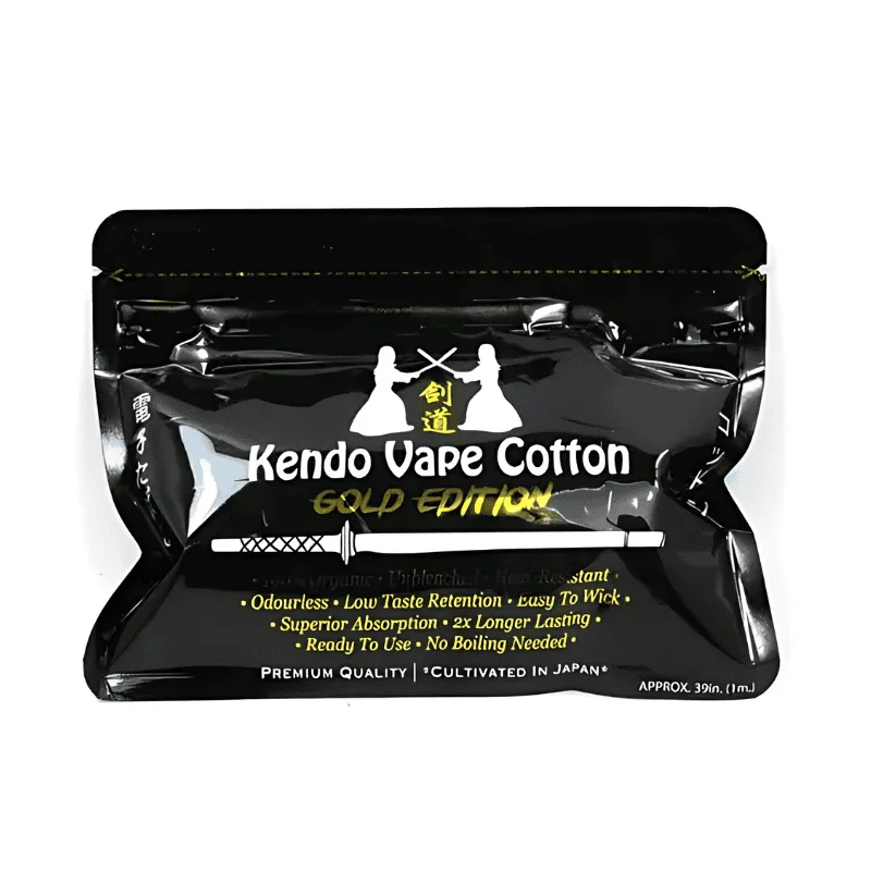 Kendo Vape Cotton Gold Edition Kendo Vape Cotton Gold Edition