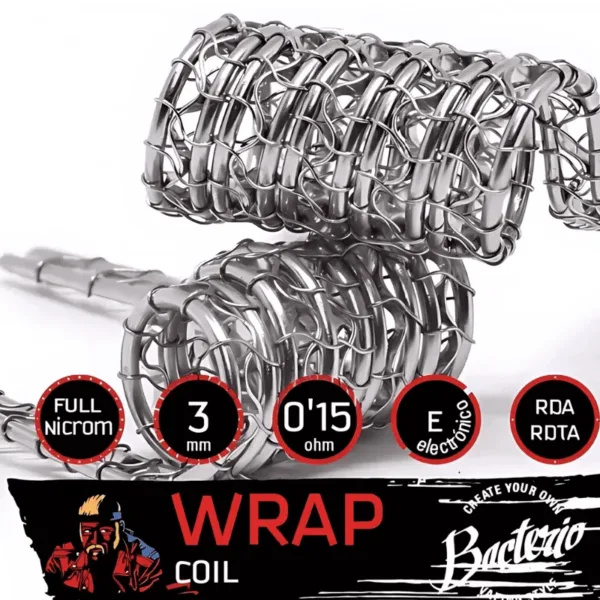 Bacterio Coils Wrap 0.15ohm (Pack 2)