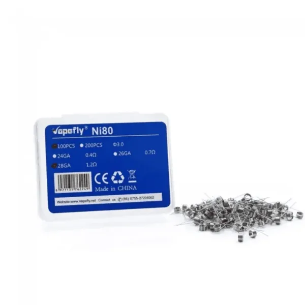 Vapefly NI80 Prebuilt Coil (100pcs)