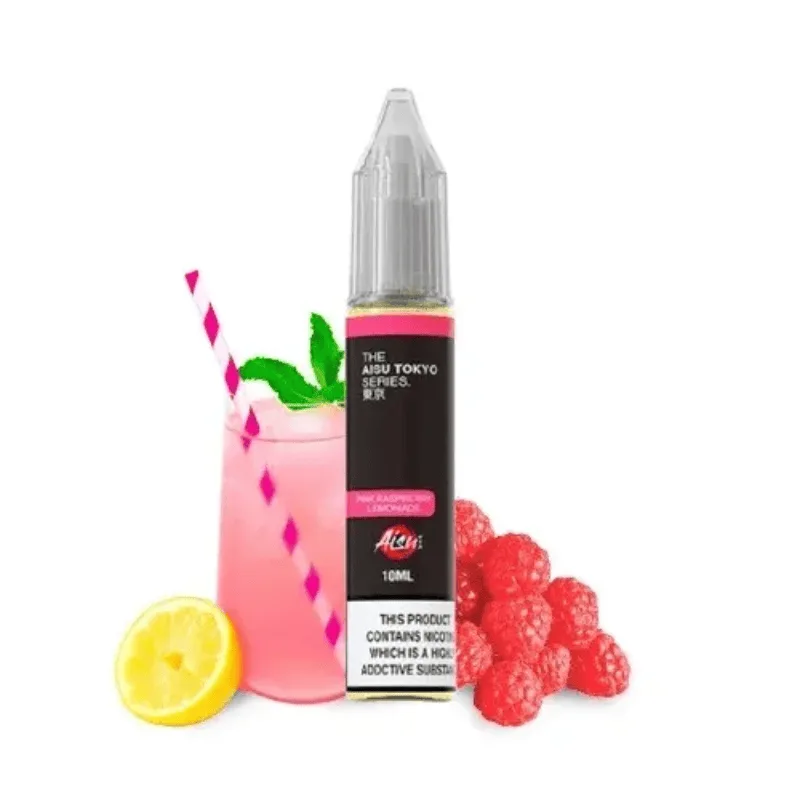 Aisu Tokyo Nic Salt Pink Raspberry Lemonade 10ml 20mg