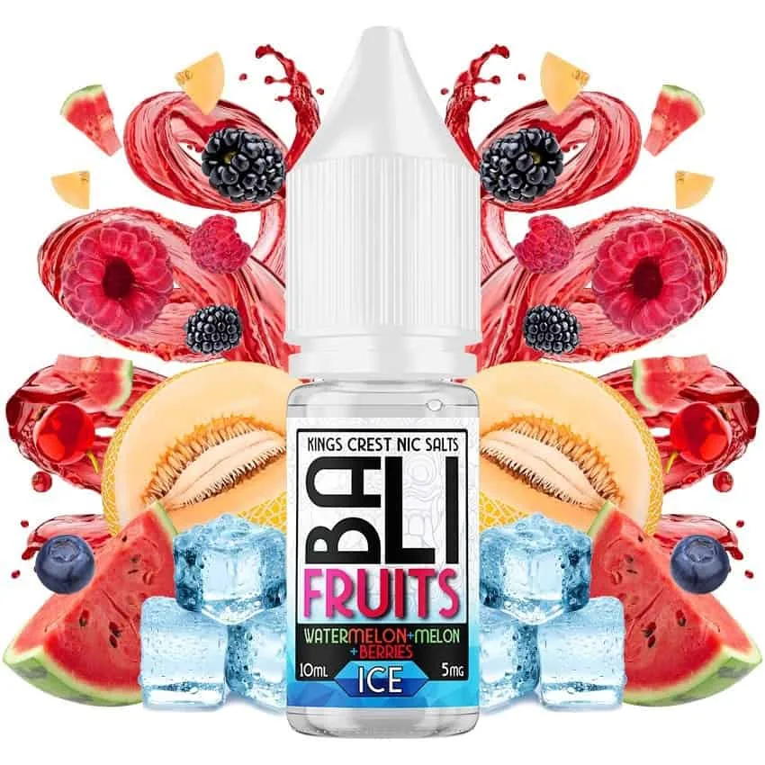 Bali Fruits Salts Watermelon Melon Berries Ice 10ml Bali Fruits Salts Watermelon Melon Berries Ice 10ml