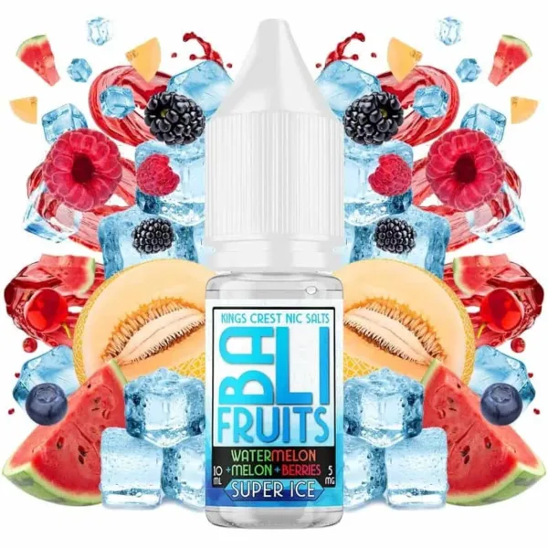 Bali Fruits Salts Watermelon Melon Berries Super Ice 10ml