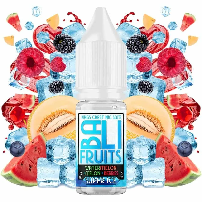 Bali Fruits Salts Watermelon Melon Berries Super Ice 10ml Bali Fruits Salts Watermelon Melon Berries Super Ice 10ml