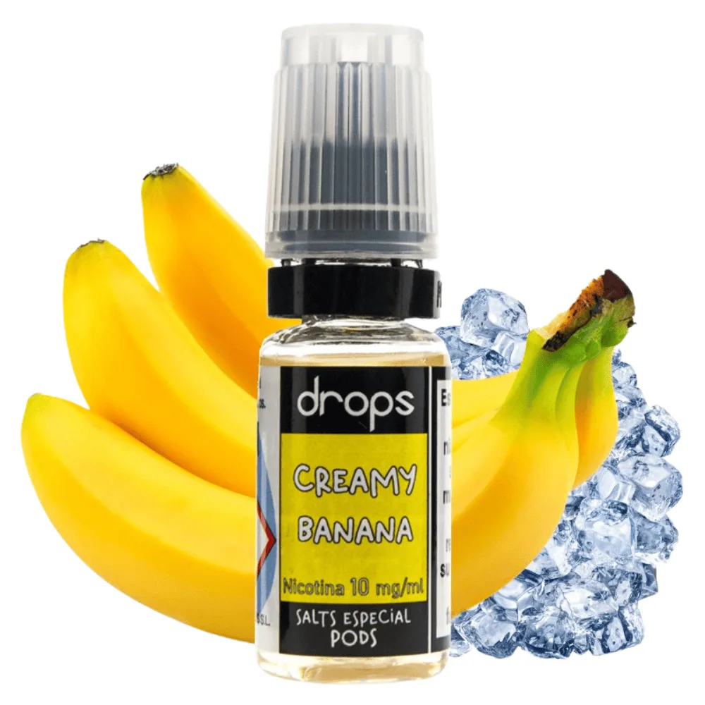 Drops Salt Creamy Banana 10ml Drops Salt Creamy Banana 10ml