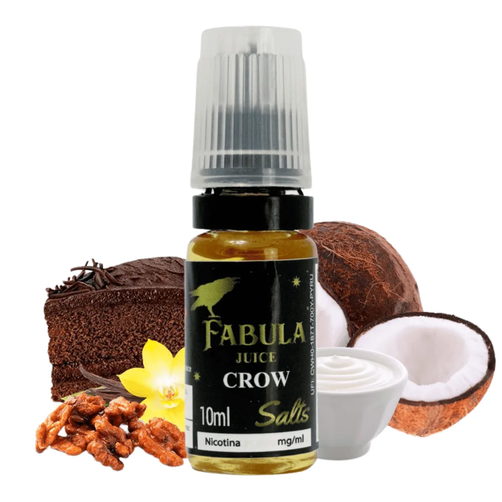 Sales de Nicotina Drops Fabula Crow 10ml