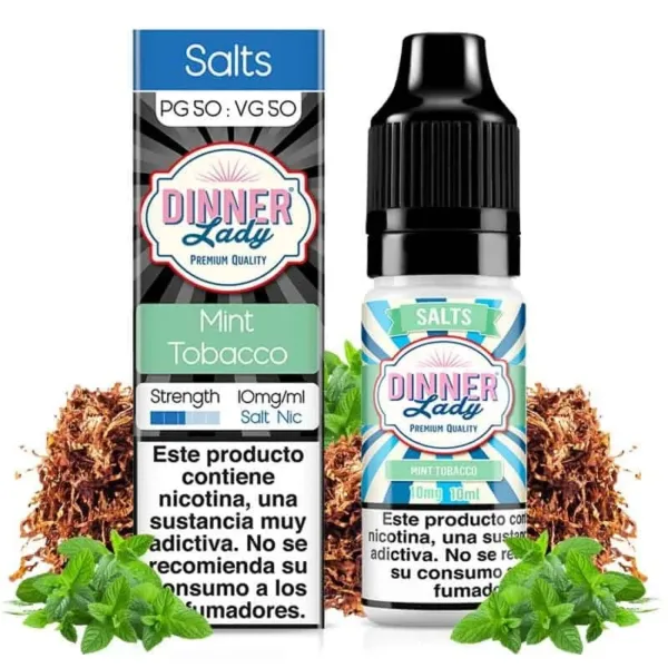 Sales de Nicotina Dinner Lady Mint Tobacco 10ml