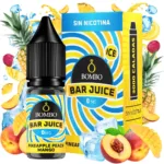 Bombo Salts Bar Juice Pineapple Peach Mango Ice 10ml