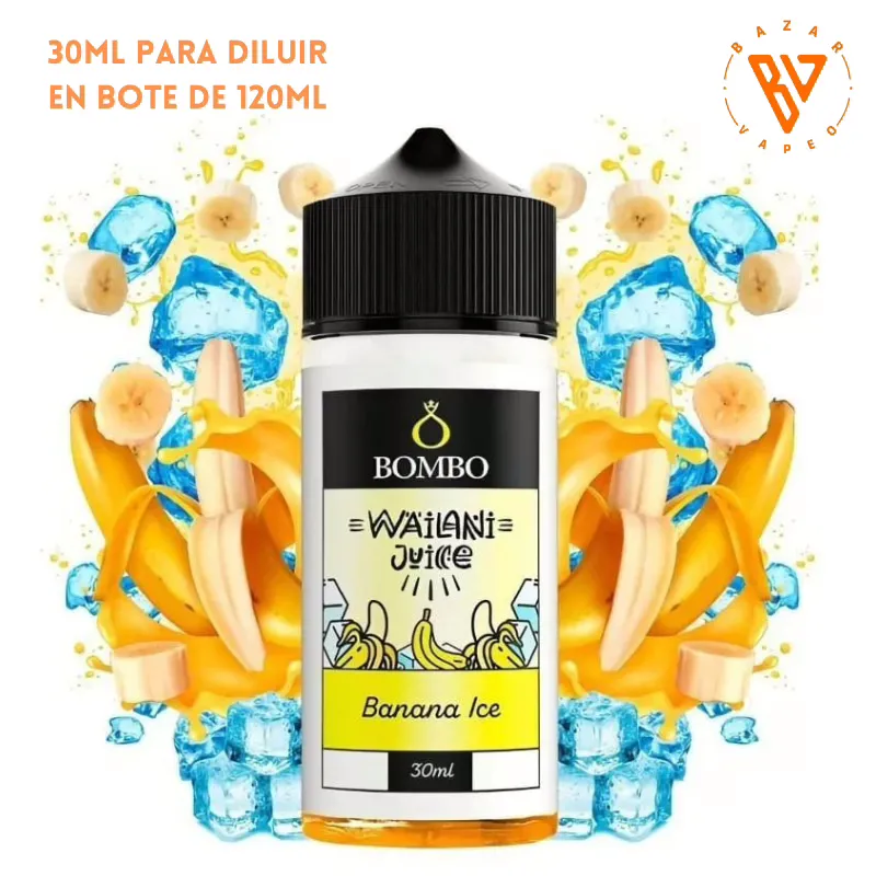 Aroma Bombo Banana Ice Longfill 30/120ml - Imagen 1