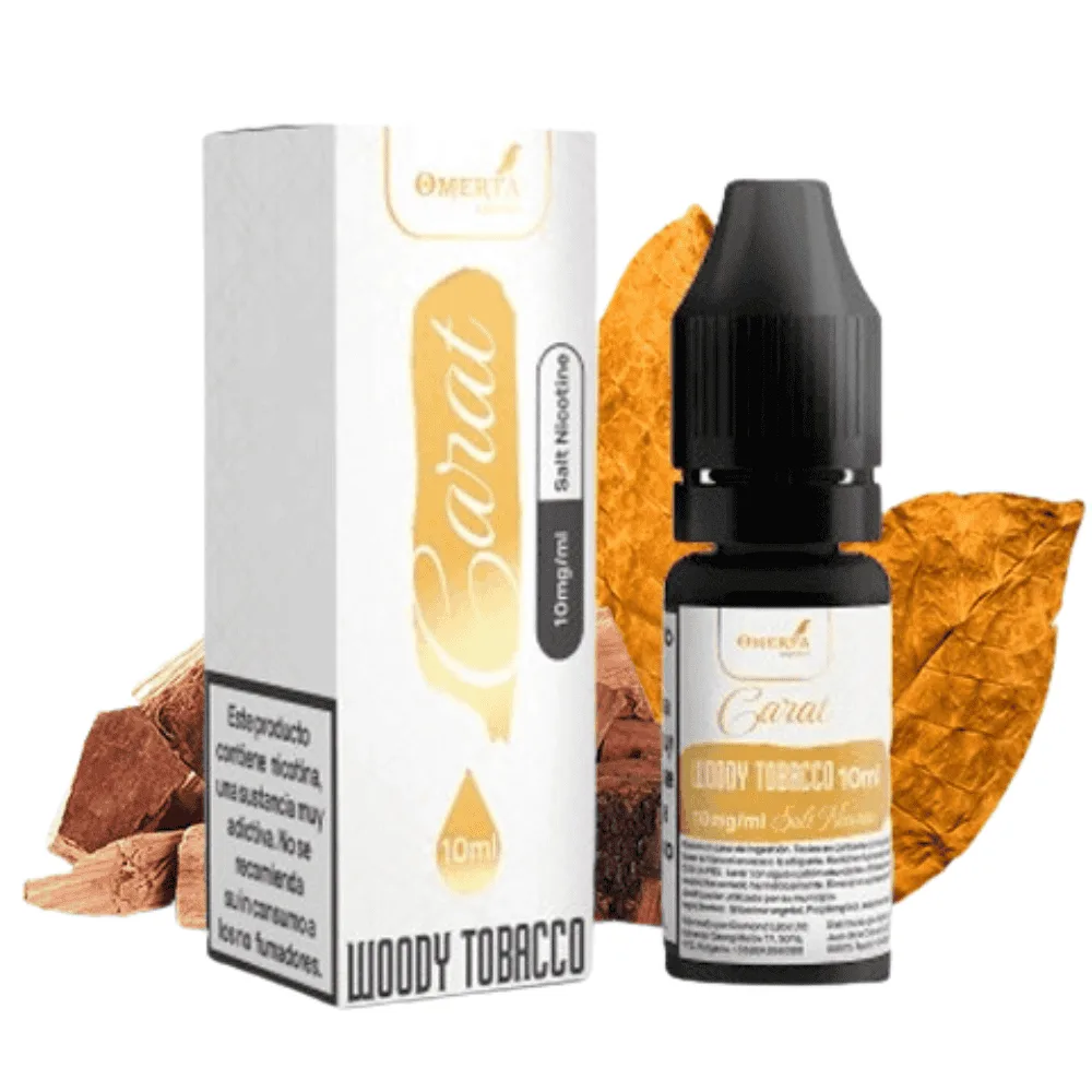 Omerta Carat Salts Woody Tobacco 10ml