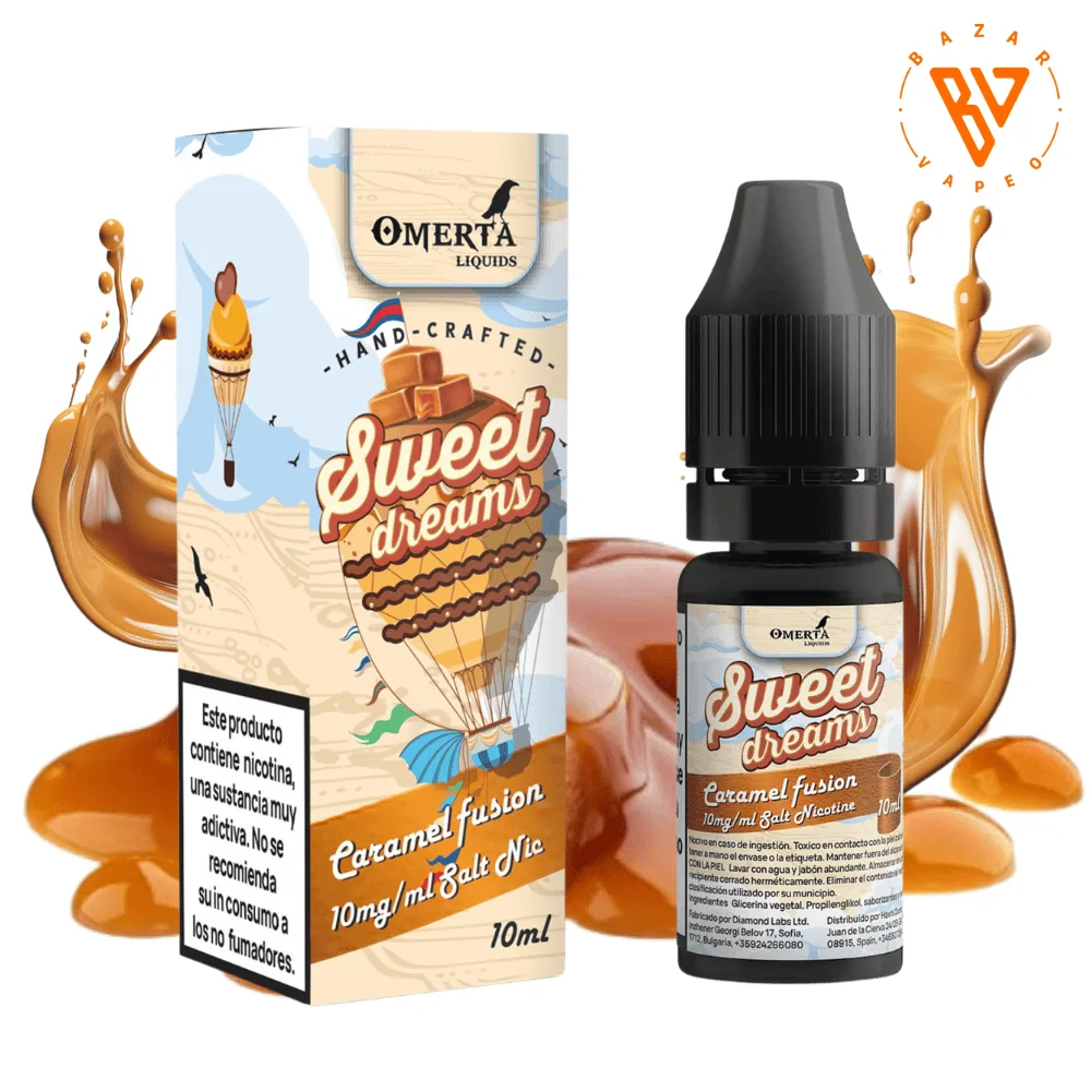 Omerta Sweet Dreams Salts Caramel Fusion 10ml Omerta Sweet Dreams Salts Caramel Fusion 10ml