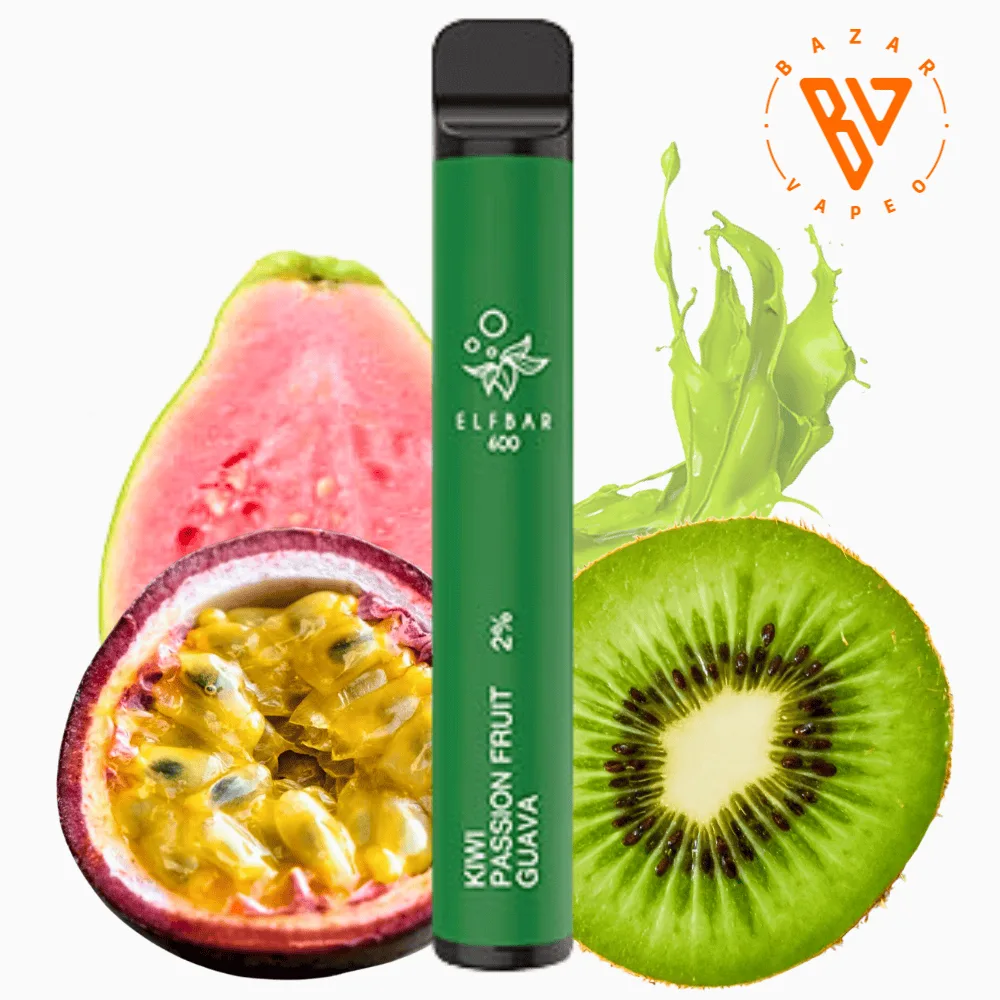 Elf Bar 600 Kiwi Passion Fruit Guava 20mg Elf Bar 600 Kiwi Passion Fruit Guava 20mg