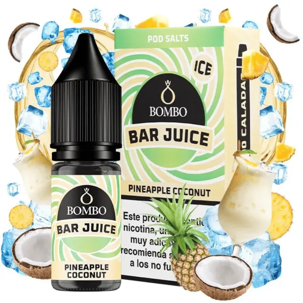 Bombo Salts Bar Juice Pineapple Coconut Ice 10ml
