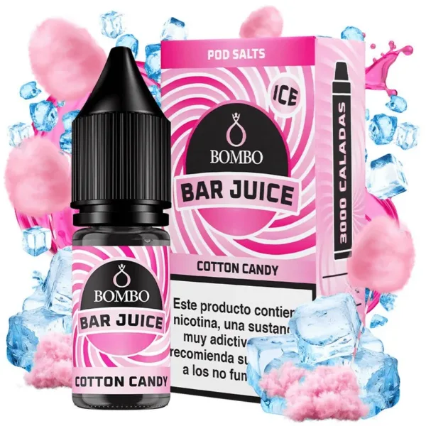 Bombo Salts Bar Juice Cotton Candy Ice 10ml