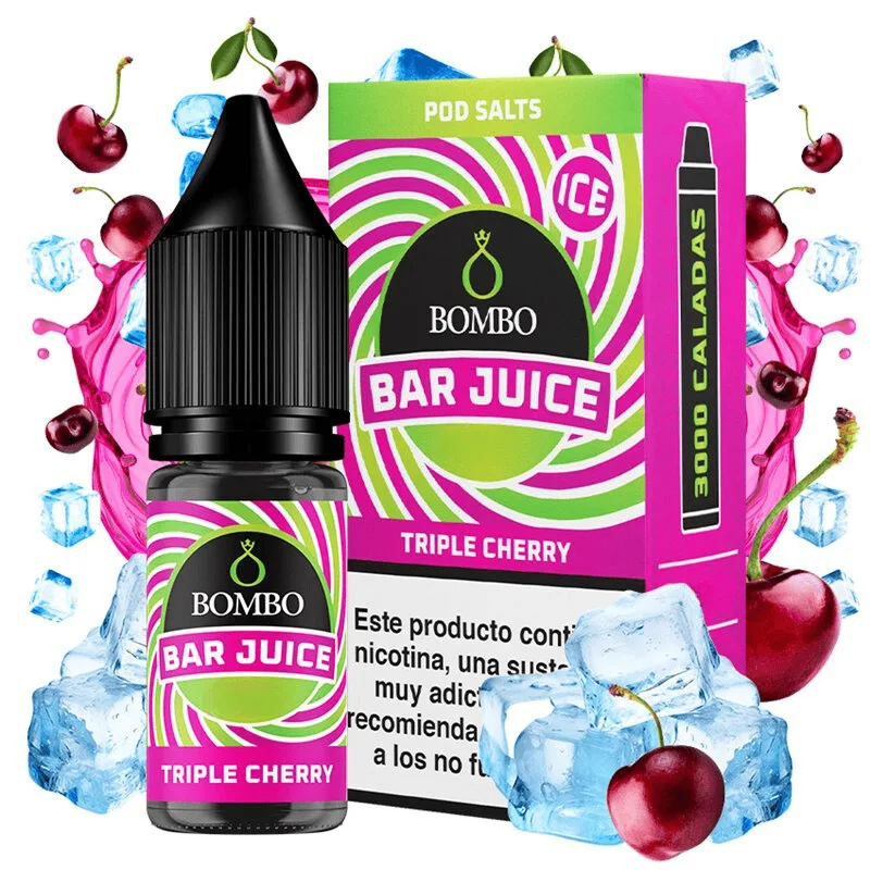 Bombo Salts Bar Juice Triple Cherry Ice 10ml