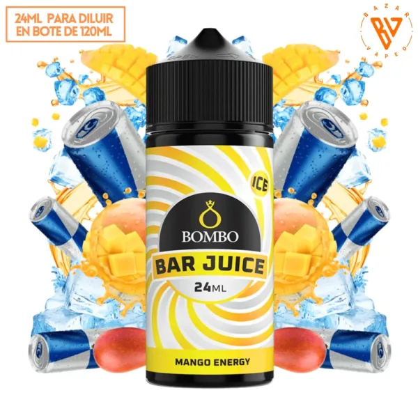 Aroma Bombo Bar Juice Mango Energy Ice 24ml