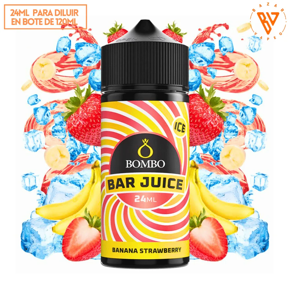 Aroma Bombo Bar Juice Banana Strawberry Ice 24ml Aroma Bombo Bar Juice Banana Strawberry Ice 24ml