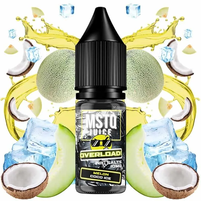 MSTQ Juice Overload Salts Melon Coco Ice 10ml MSTQ Juice Overload Salts Melon Coco Ice 10ml