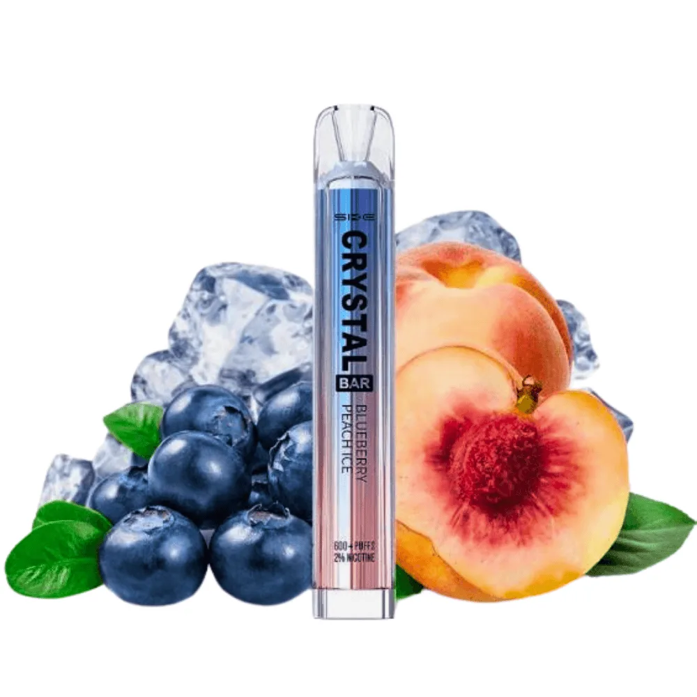 Ske Crystal Bar Blueberry Peach Ice Ske Crystal Bar Blueberry Peach Ice