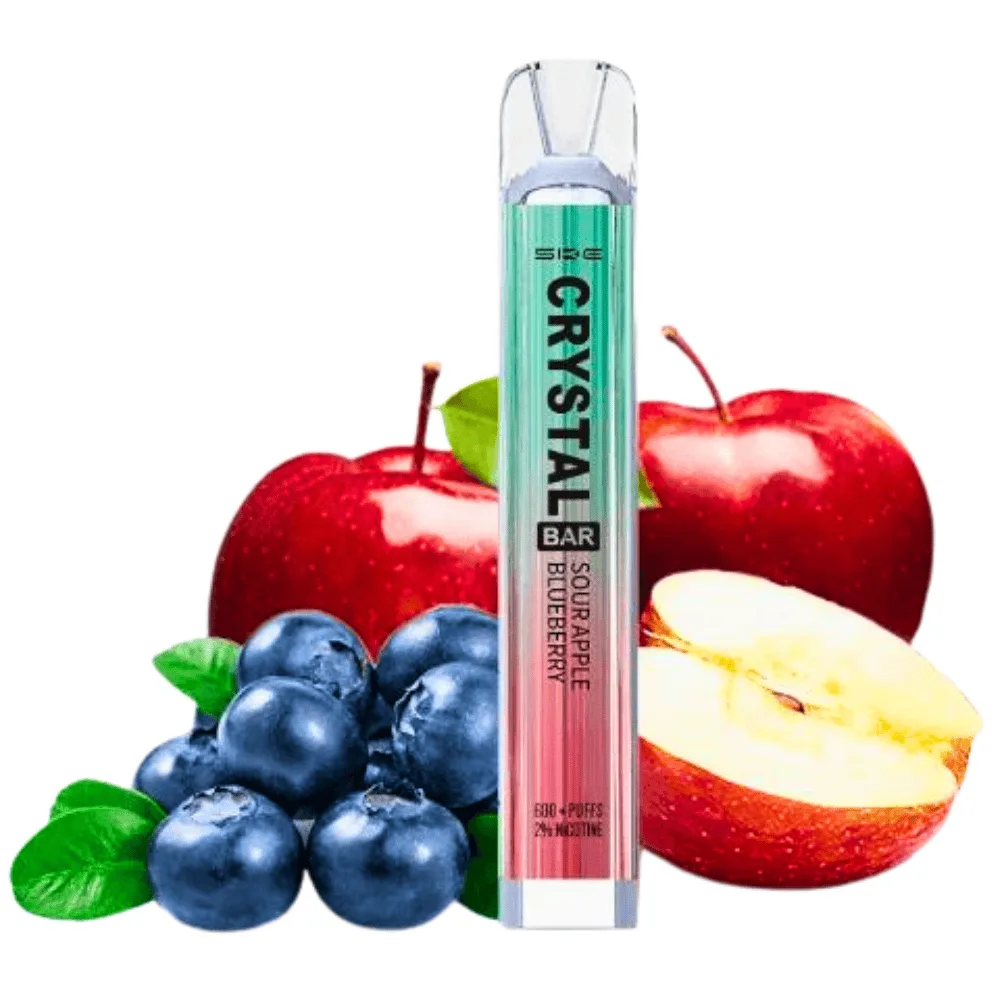 Ske Crystal Bar Sour Apple Blueberry Ske Crystal Bar Sour Apple Blueberry