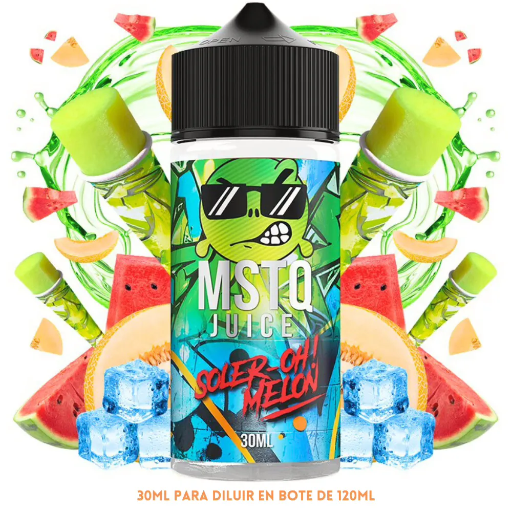 Aroma MSTQ Soler Oh Melon Ice Longfill 30/120ml - Imagen 1