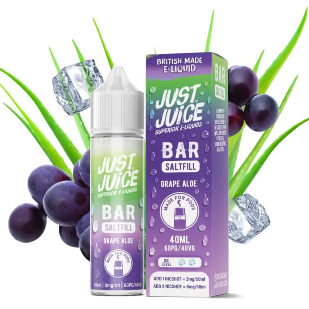 Just Juice Bar Grape Aloe 40ml Just Juice Bar Grape Aloe 40ml