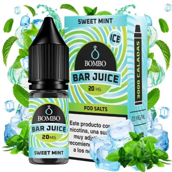 Bombo Salts Bar Juice Sweet Mint Ice 10ml