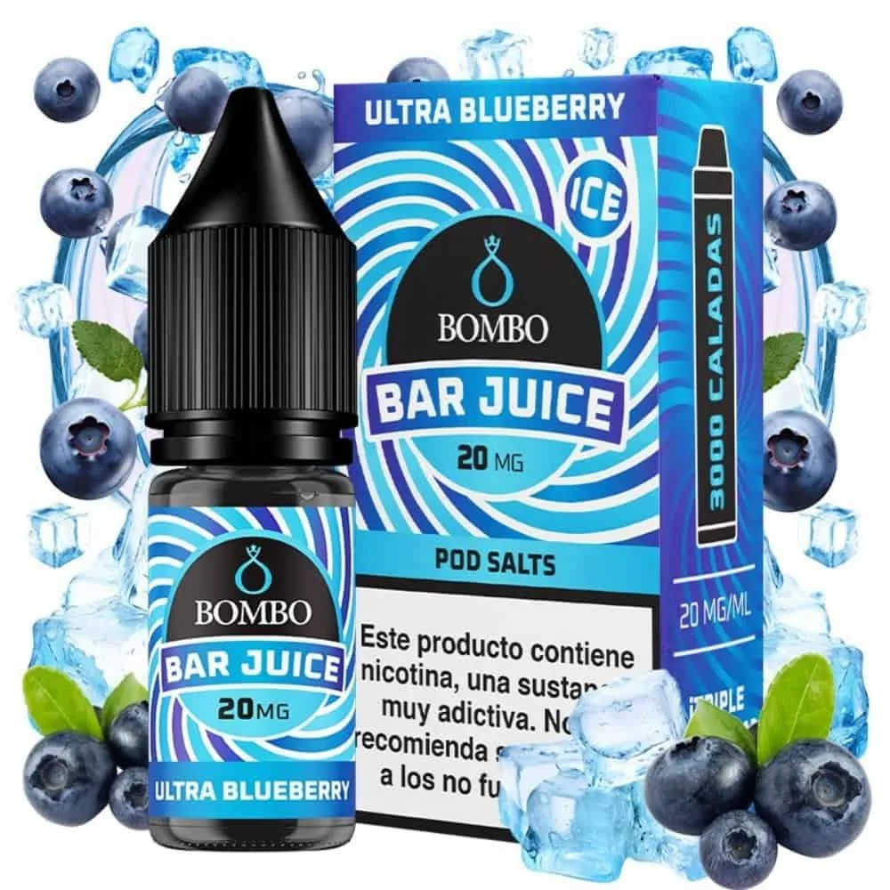 Bombo Salts Bar Juice Ultra Blueberry Ice 10ml
