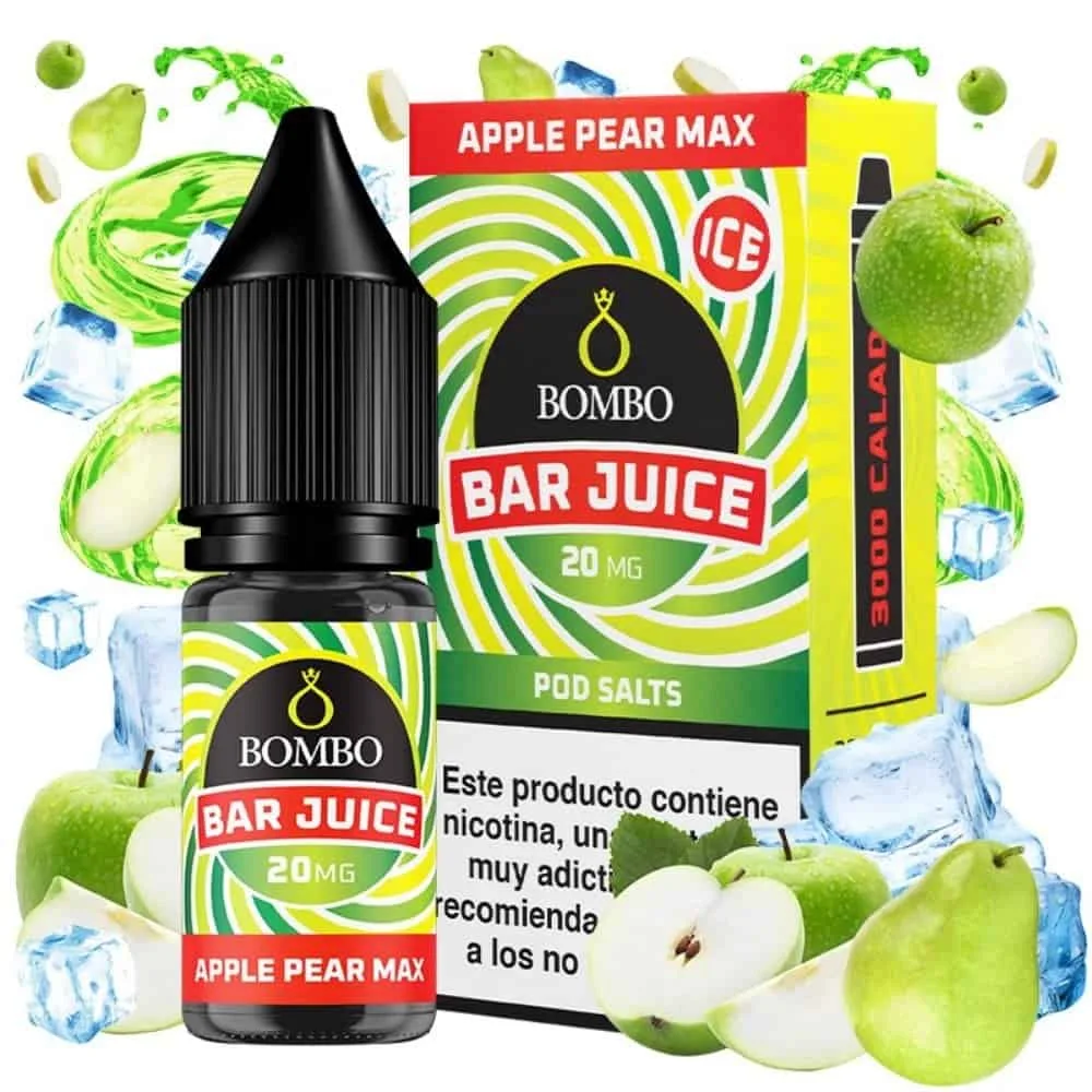 Bombo Salts Bar Juice Apple Pear Max Ice 10ml