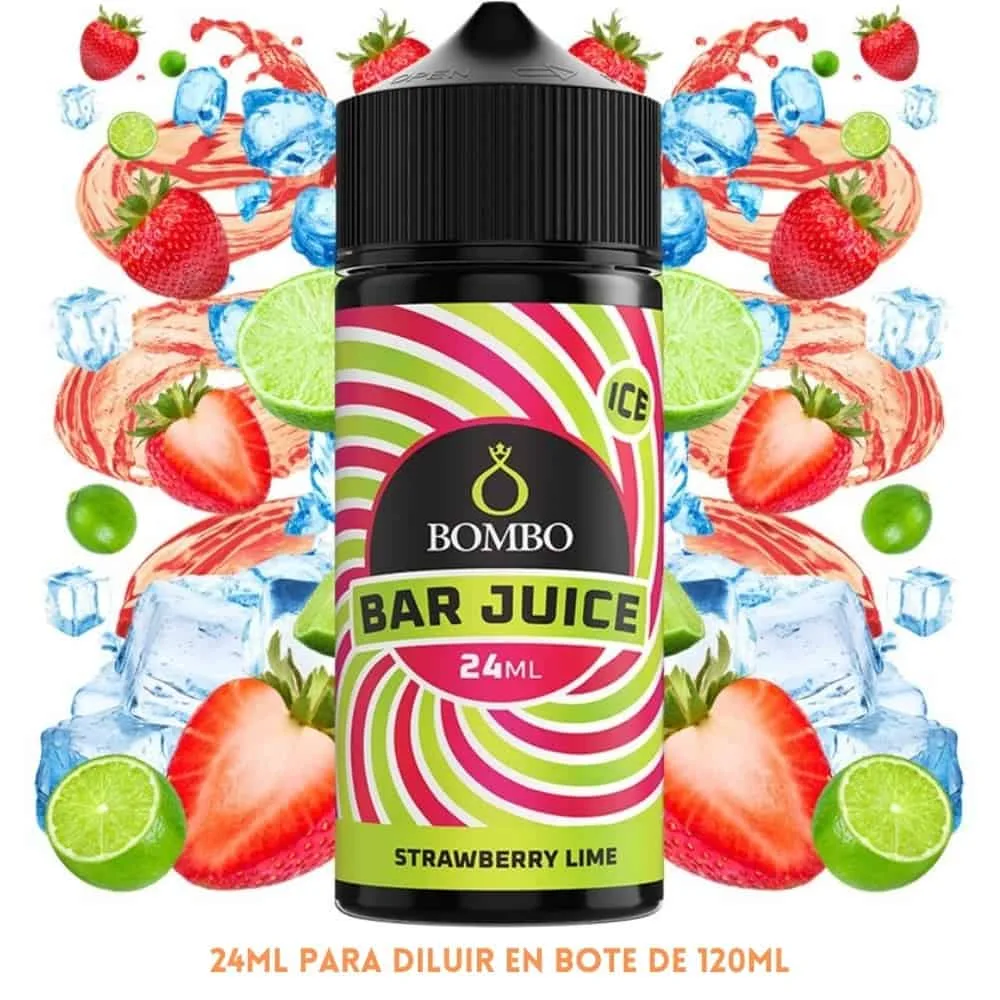 Aroma Bombo Bar Juice Strawberry Lime Ice 24ml