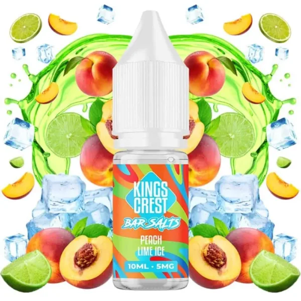 Kings Crest Salts Peach Lime Ice 10ml