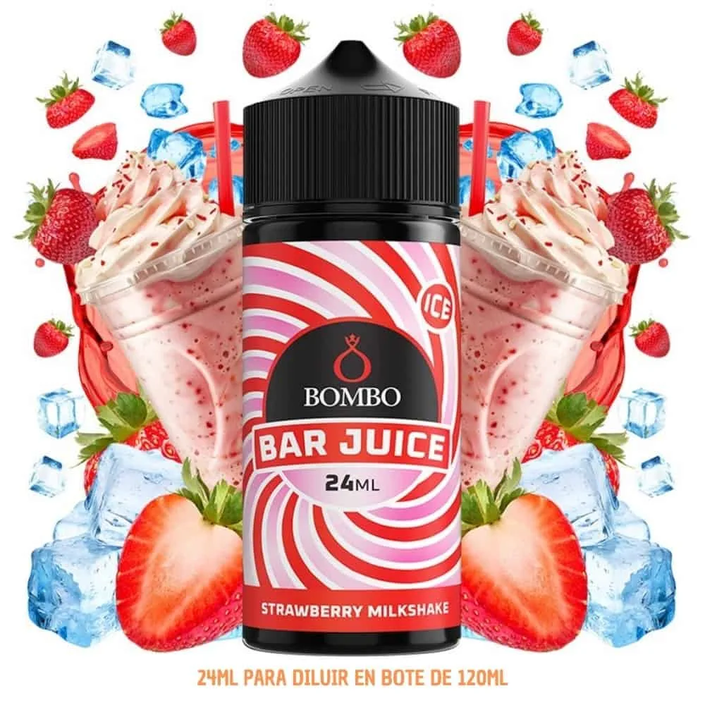 Aroma Bombo Bar Juice Strawberry Milkshake Ice 24ml