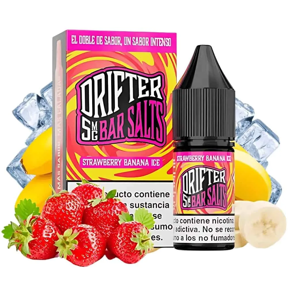 Drifter Bar Salts Strawberry Banana Ice Drifter Bar Salts Strawberry Banana Ice