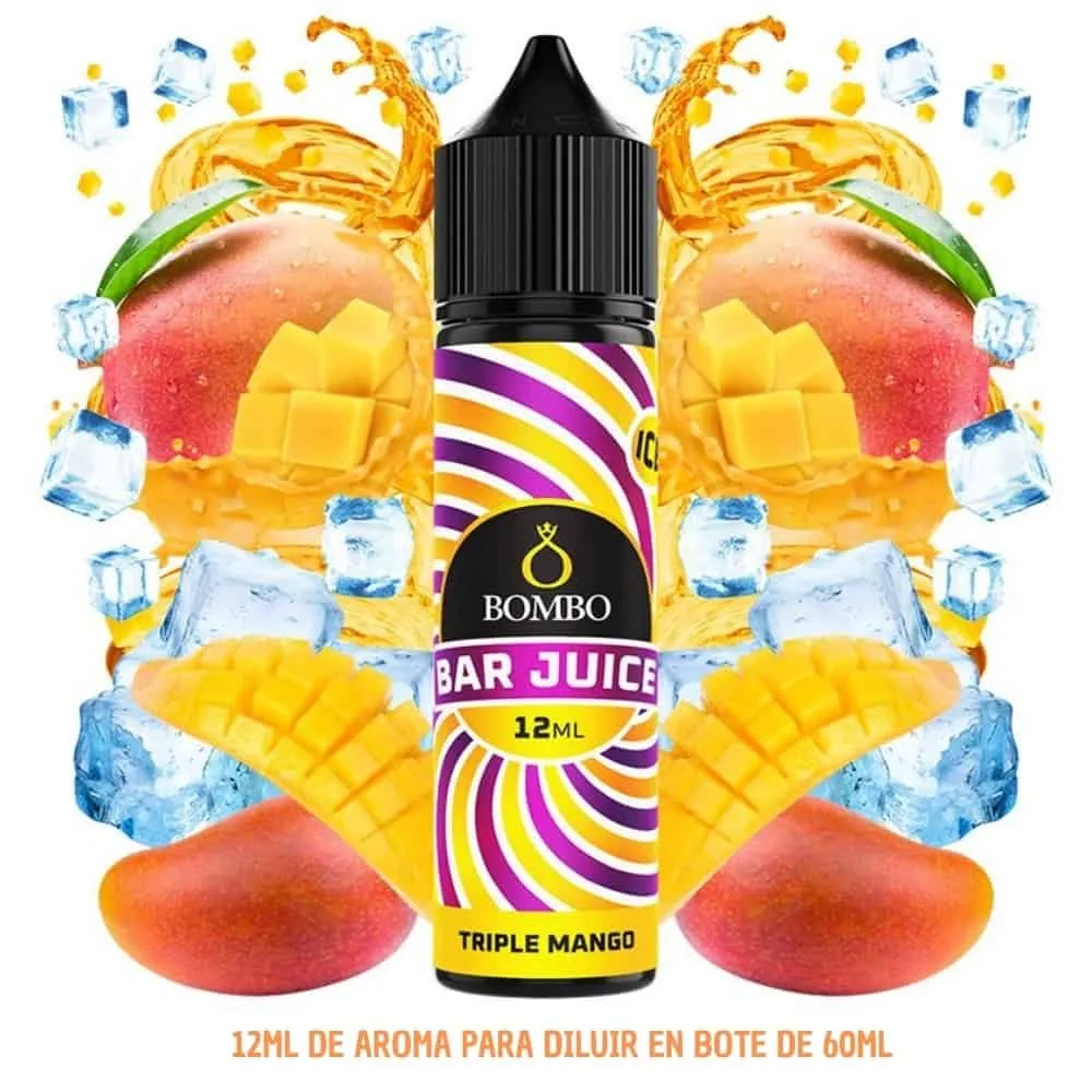 Aroma Bombo Bar Juice Triple Mango Ice 12ml Aroma Bombo Bar Juice Triple Mango Ice 12ml