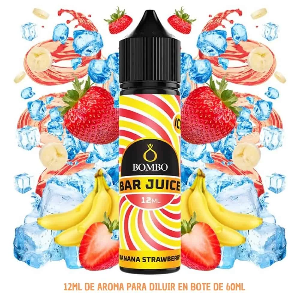 Aroma Bombo Bar Juice Strawberry Banana Ice 12ml Aroma Bombo Bar Juice Strawberry Banana Ice 12ml