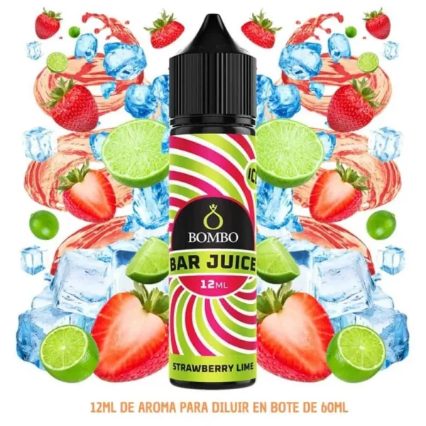 Aroma Bombo Bar Juice Strawberry Lime Ice 12ml