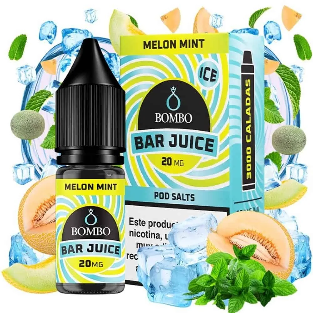 Bombo Salts Bar Juice Melon Mint Ice 10ml Bombo Salts Bar Juice Melon Mint Ice 10ml